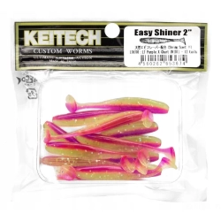 Keitech Easy Shiner 2"  12szt Purple X Chart UV(DI